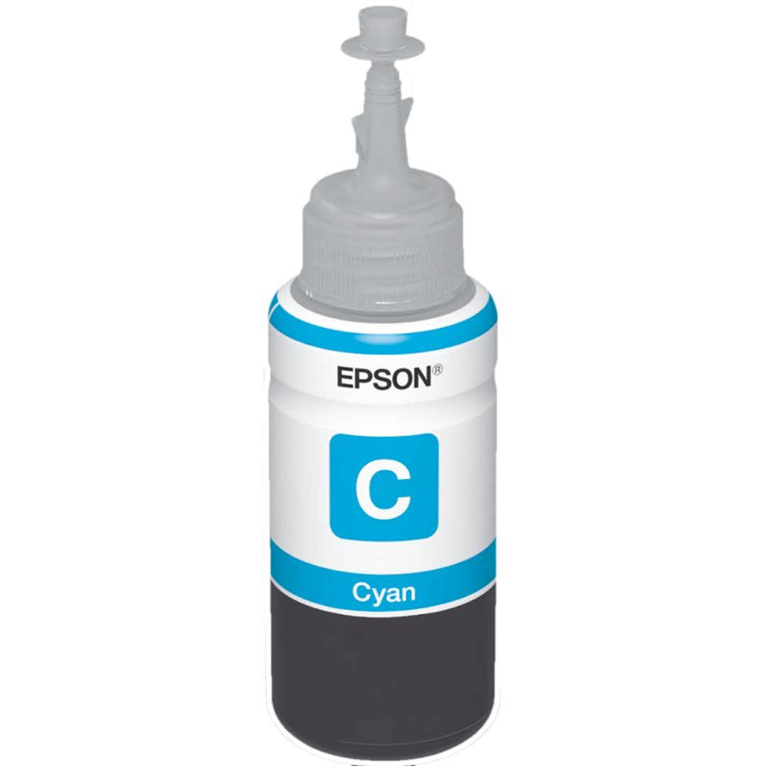 Epson Botella Tinta Ecotank T6641 Cyan 2