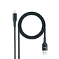 Nanocable Cable Lightining-USB A/M, Negro, 1 M - thumbnail 1