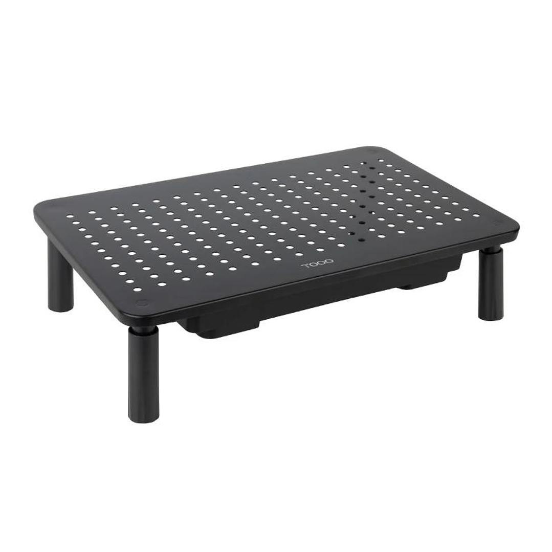 Tooq TQMR087 Soporte elevador monitores con cajón 1