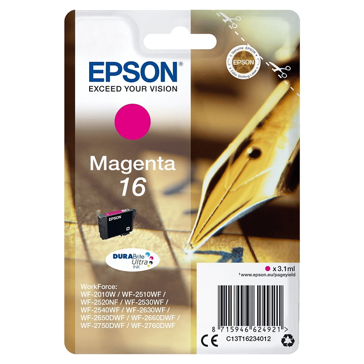 Epson Cartucho T1623 Magenta 1