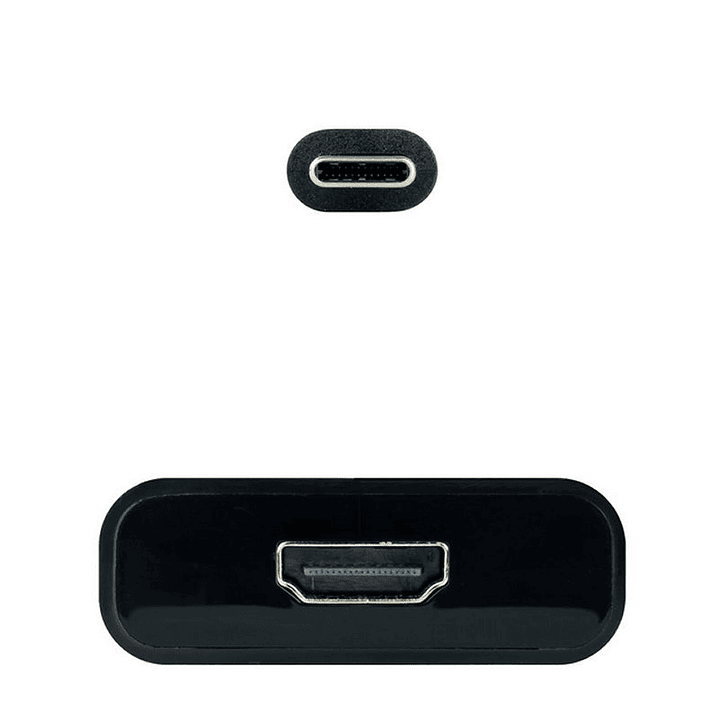 Nanocable Conversor USB-C/M a HDMI/H Negro 15cm 3