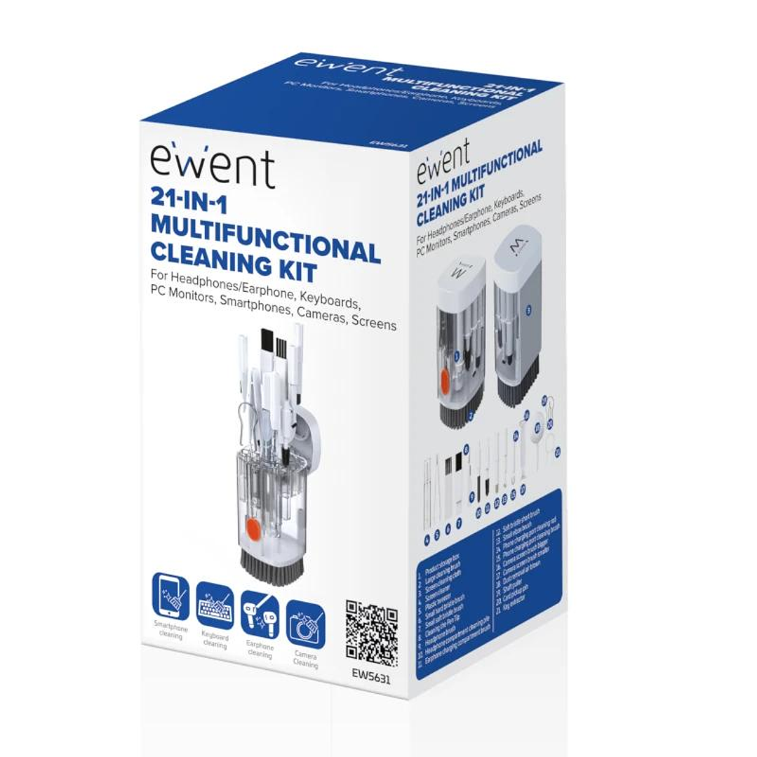 EWENT Kit de limpieza Multifuncional 21 en 1 4