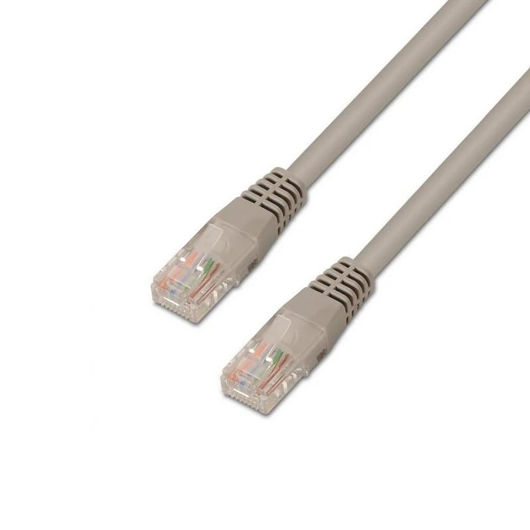 Aisens Latiguillo RJ45 CAT.5e UTP AWG24 gris 1.0m 1