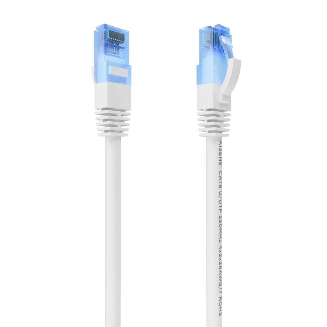 Aisens Cable RJ45 CAT.6 UTP AWG26 CCA Blanco 7.5m 1