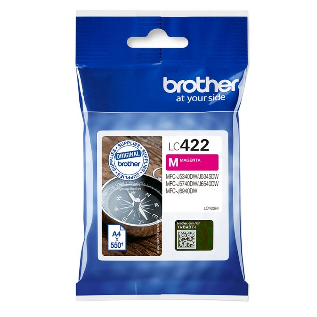 Brother Cartucho LC422M Magenta 1