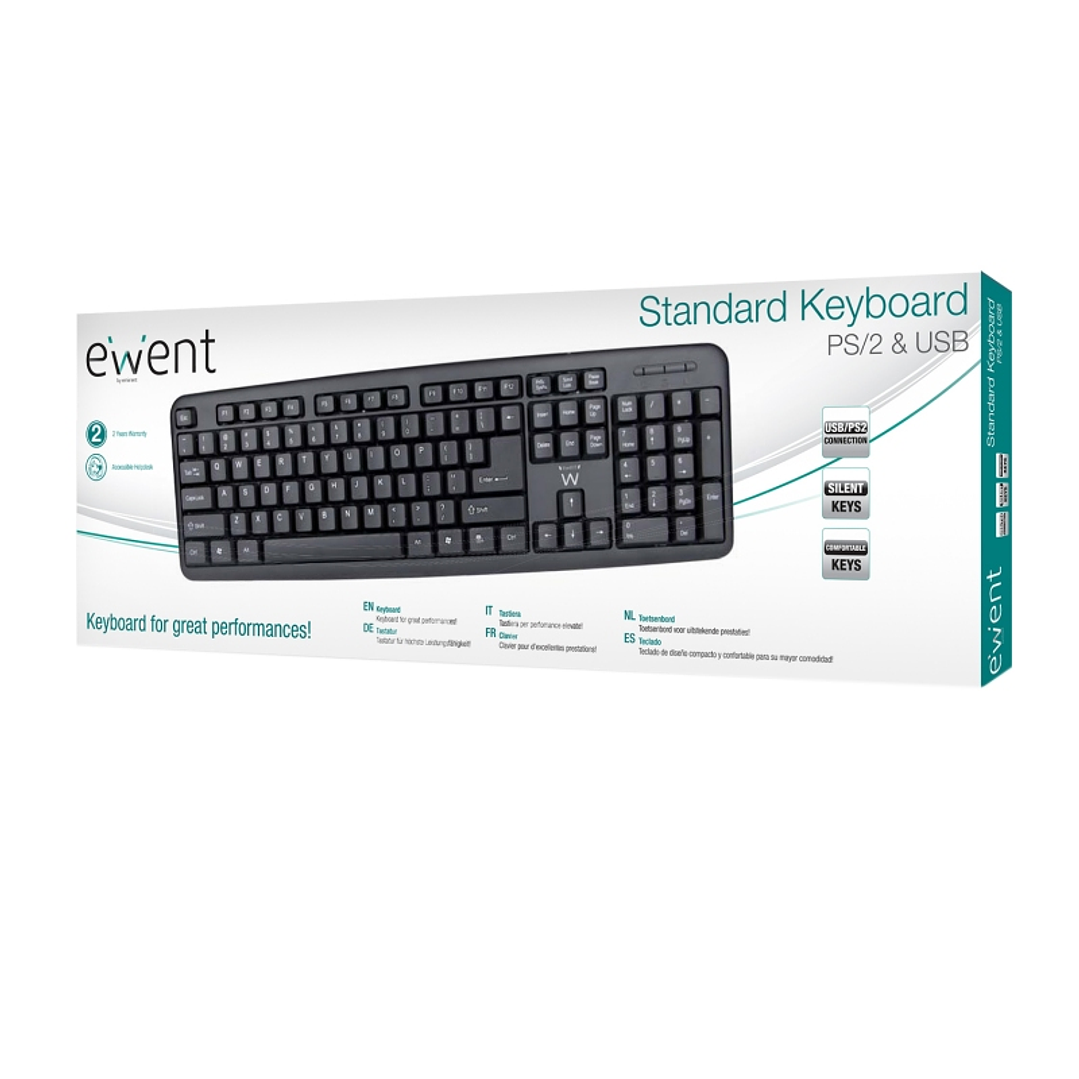 Ewent Teclado Slim EW3109 usb Negro 2