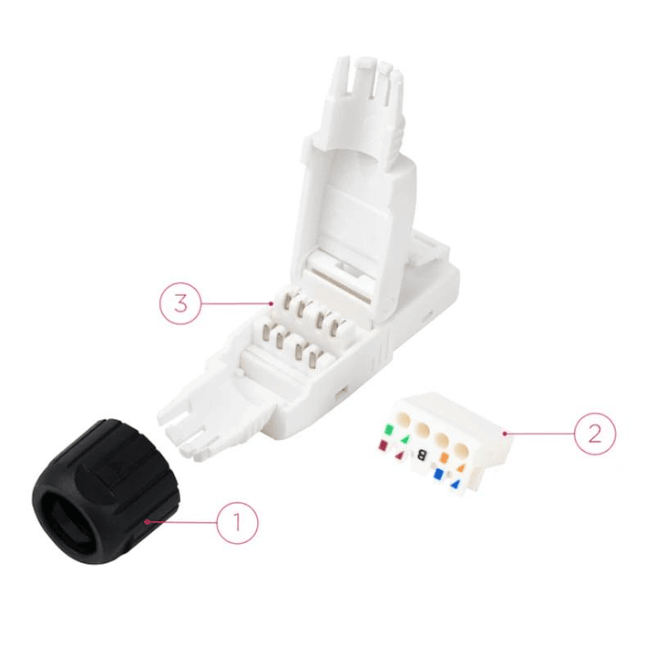 Nanocable Conector RJ45 Auto Crimpable 10 uds 2