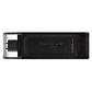 Kingston DataTraveler DT70 256GB USB C 3.2  Negro - thumbnail 3