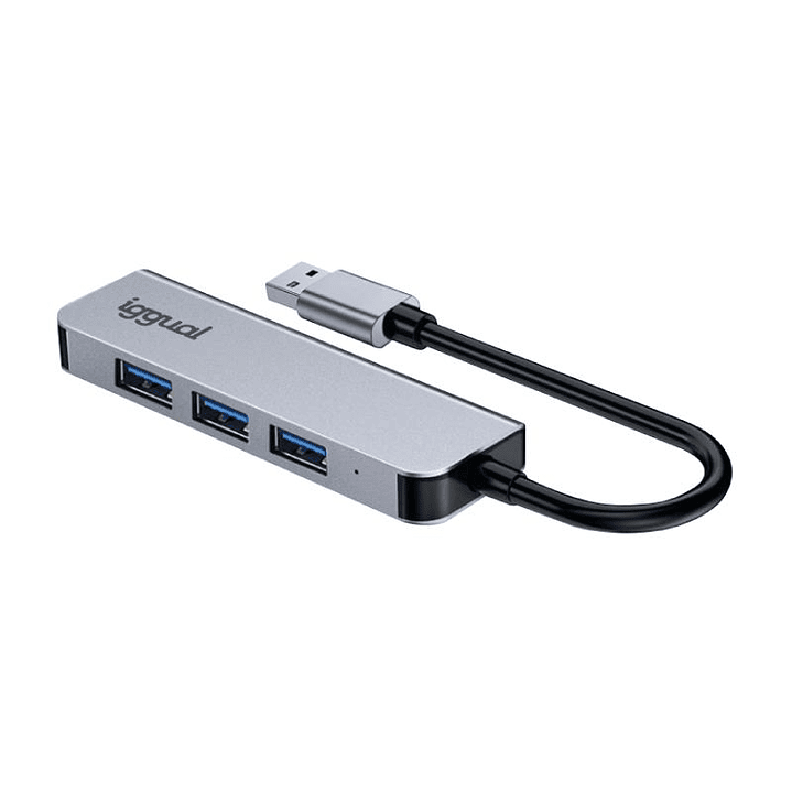 iggual Hub USB-A 3.0 x 4 puertos USB-A 3.0 2
