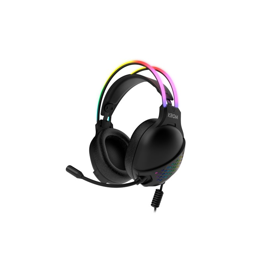 KROM Auricular Gaming KLAIM RGB LED 4