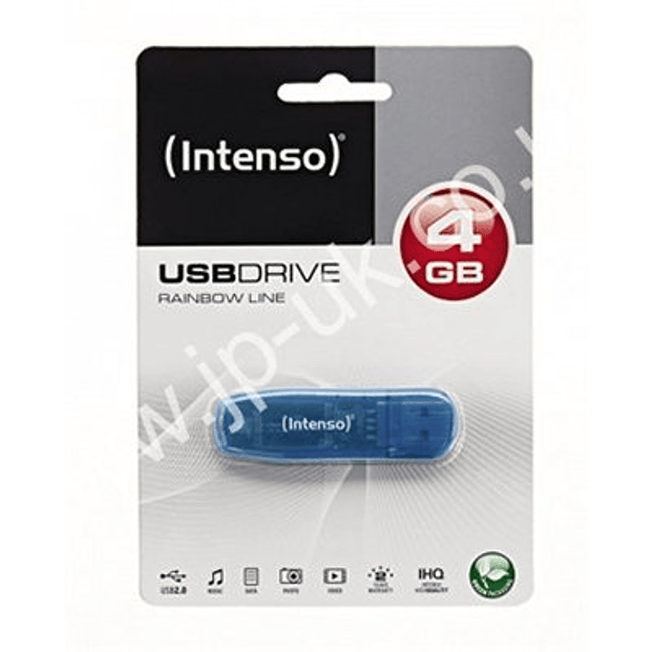 Intenso 3502450 Lápiz USB 2.0 Rainbow 4GB Azul 2