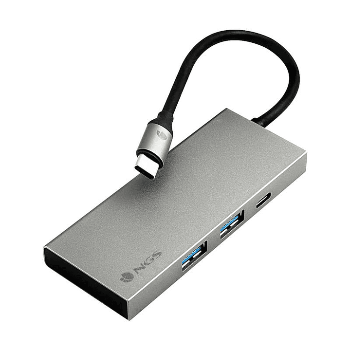 NGS Adaptador Multipuerto USB C Ultraligero 3.0 PD 1