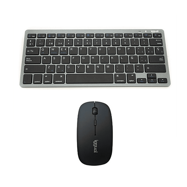 iggual Kit bundle teclado + ratón Bluetooth 1