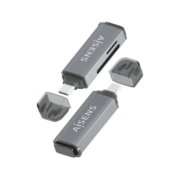 Aisens Lector Tarjetas SD MSD MMC RS-MMC MMCM USBC 3
