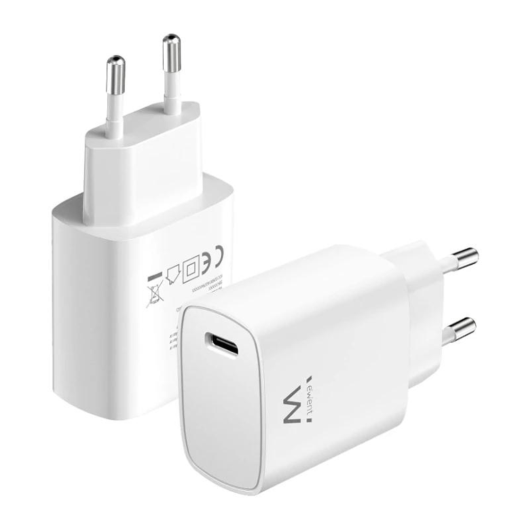 EWENT Cargador Usb-C carga rapida 20W 1