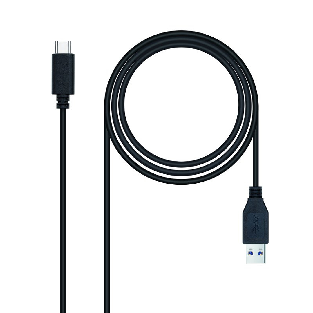 Nanocable Cable USB 3.1 Gen2 USB-C/M-A/M 0,5 M 1