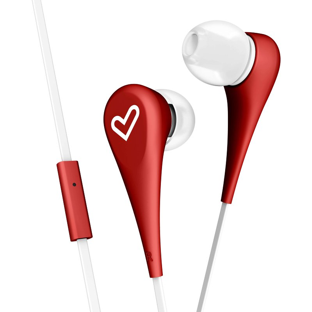 Energy Sistem Auricular Intrauditivo Style 1 Rojo 3
