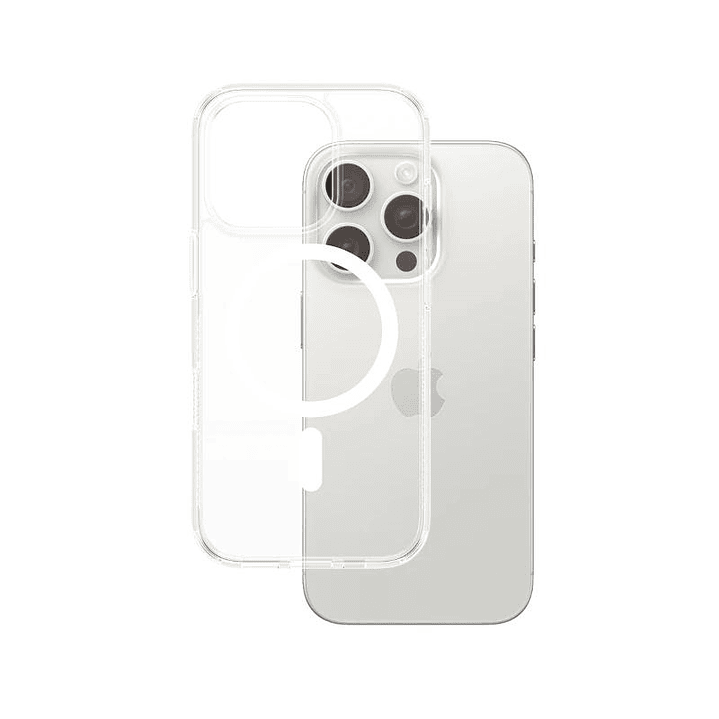 PanzerGlass Case con White MagSafe iPhone 16 Pro 1