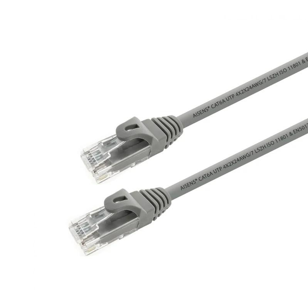 Aisens Latiguillo Rj45 Cat.6A Utp Gris 10M 1
