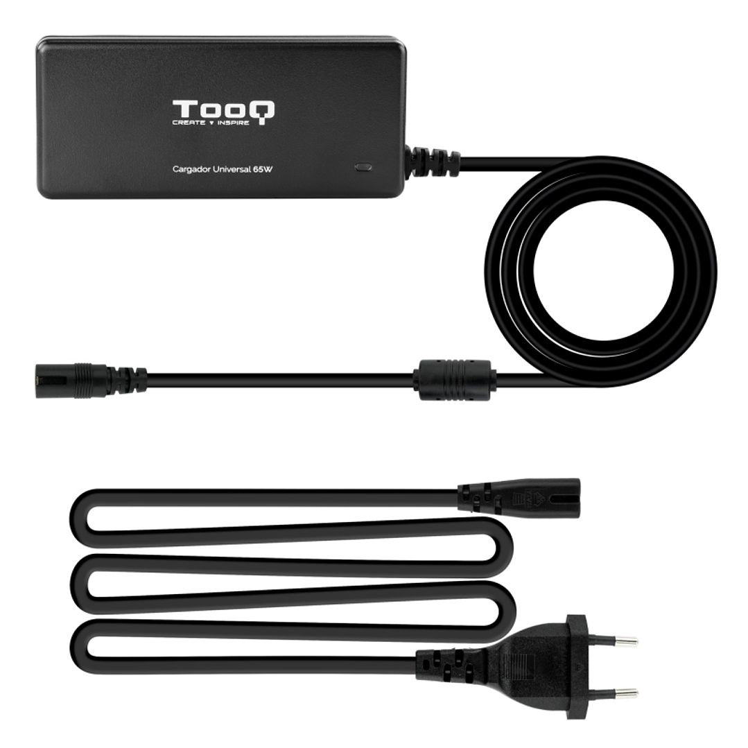 Tooq Cargador portátil 65W 8 Conectores 4