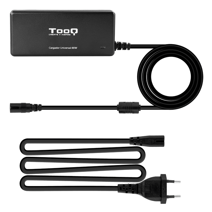 Tooq Cargador portátil 65W 8 Conectores 4