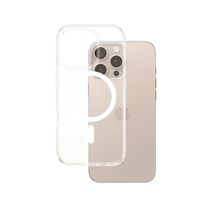 PanzerGlass Case con White MagSafe iPhone 16 ProMa 1