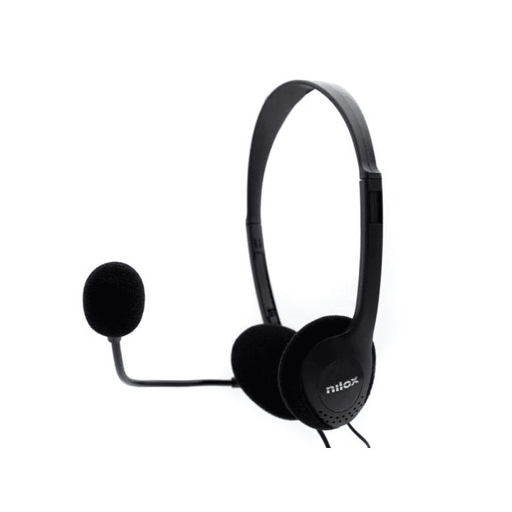 Nilox Auriculares NXCM0000004 Doble Jack Negro 1