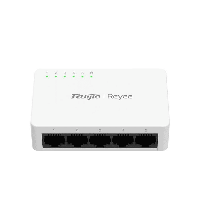 Reyee Unmanaged Switch 5xGb RJ45 Plastic Case 1