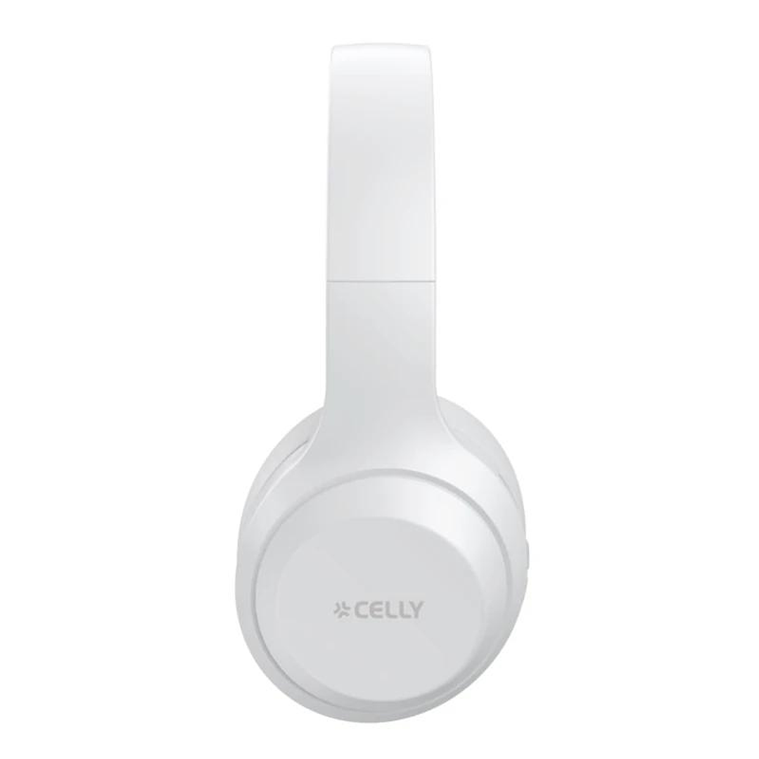 Celly Auricular Diadema Inalámbrico WAVEBEAT Blanc 3