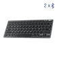 iggual Teclado Bluetooth Slim TKL-BT negro 2 canal - thumbnail 1