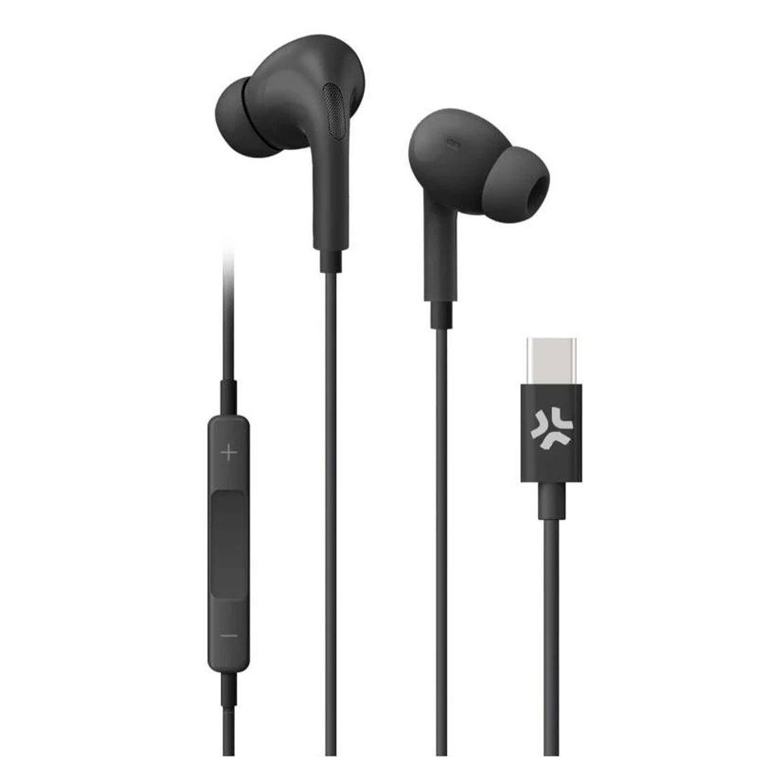 Celly Auriculares cable Usb-C Negro 1