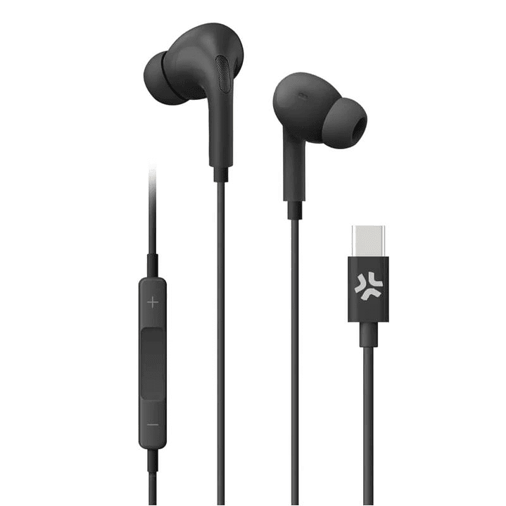 Celly Auriculares cable Usb-C Negro 1
