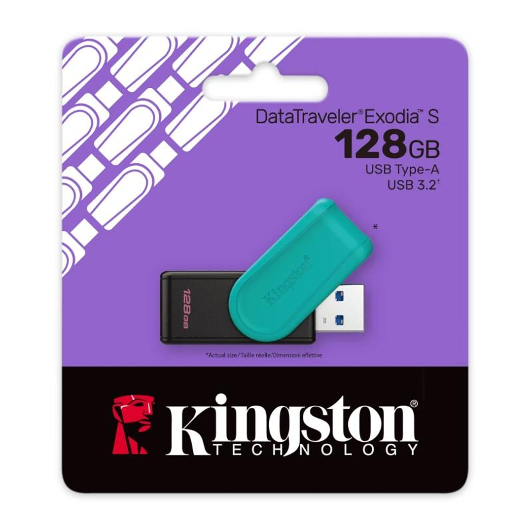 Kingston DataTraveler Exodia S 128GB USB 3.2 Gen 1 3