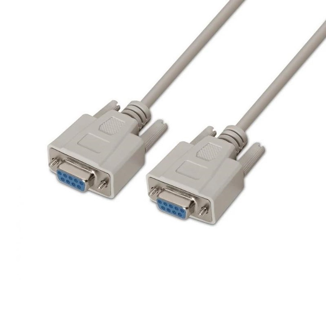 Aisens Cable Serie Null Modem DB9/H-DB9/H 1.8m 1
