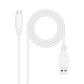 Nanocable Cable USB 2.0 3A USB-C-M/M 3M Blanco - thumbnail 2
