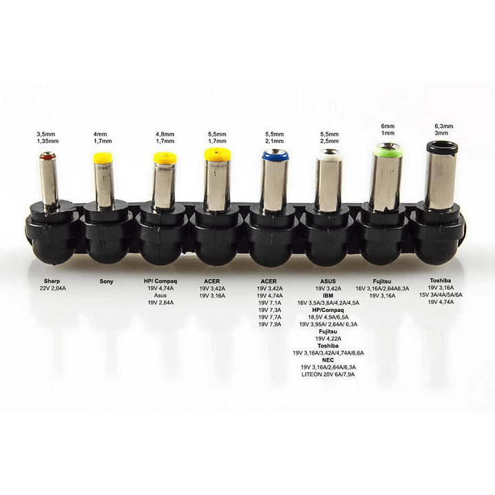 Tacens Cargad.Portát.ANIMA 100W 8Conector. 4