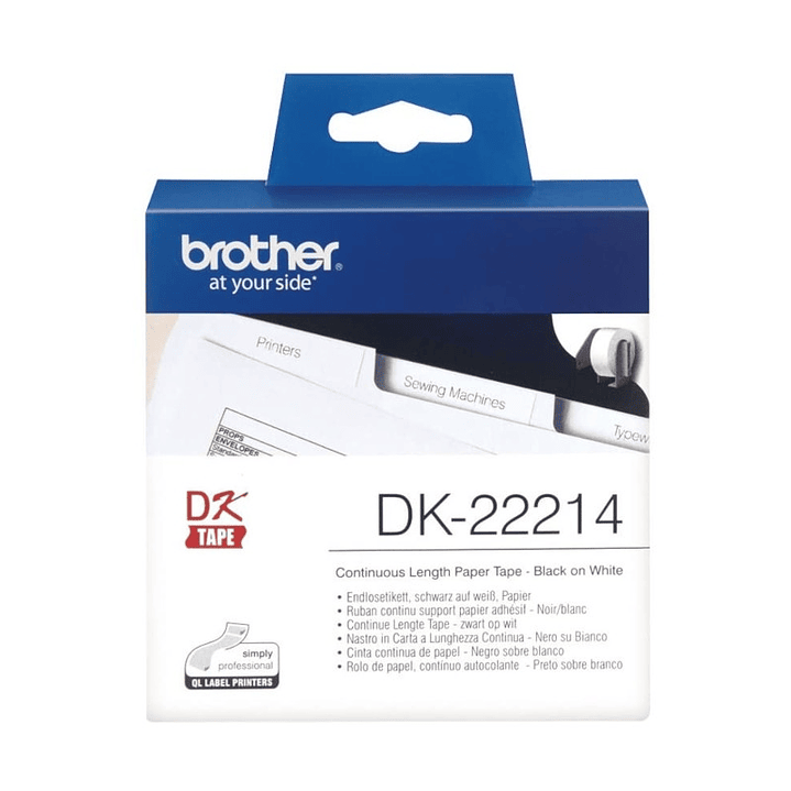 Brother Cinta DK22214 Papel Térmico Continuo 12mm 1