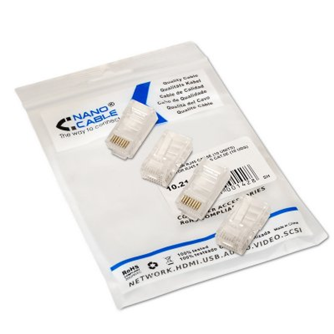 Nanocable Conector RJ45 Categoria 5 UTP 100 Und. 3