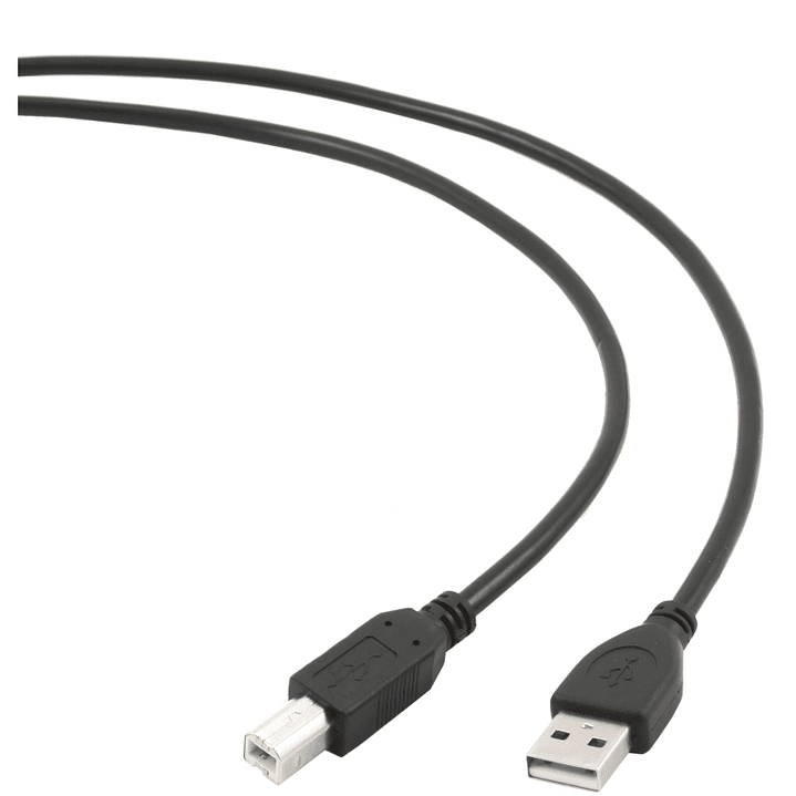 Gembird Cable USB 2.0 Tipo A/M-B/M 1.8 Mts Negro 1