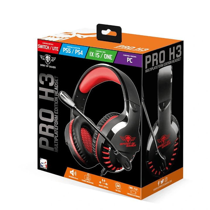 Spirit of Gamer Auricular Pro H3 PC 4