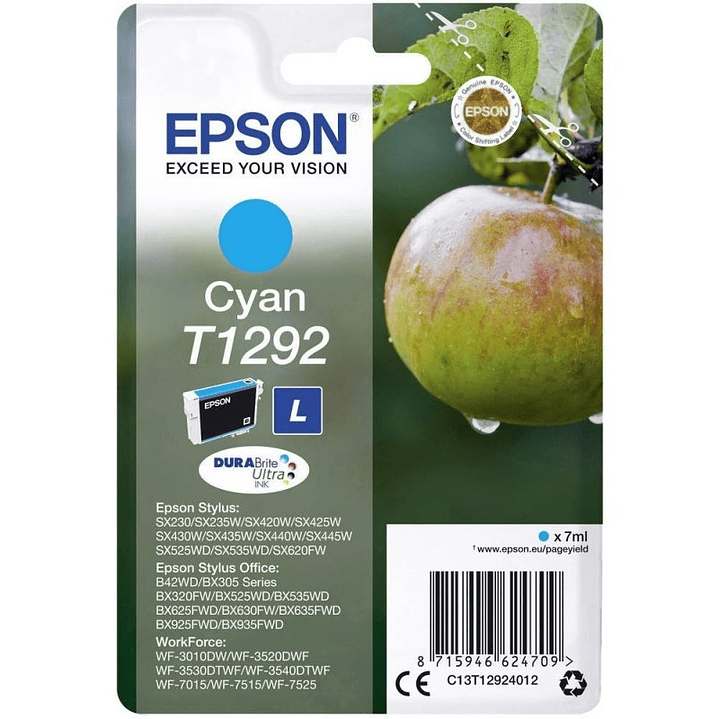 Epson Cartucho T1292 Cyan 1