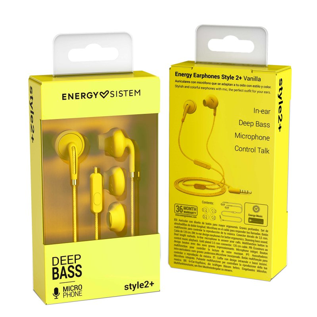 Energy Sistem Aur+Mic In ear Style 2+ Vanilla 4