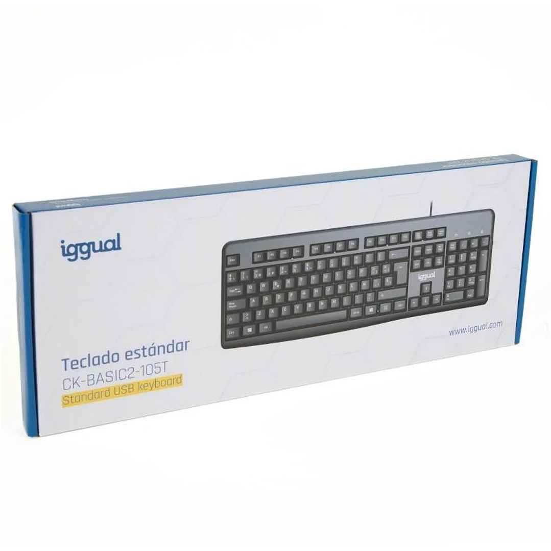iggual Teclado estándar CK-BASIC2-105T negro 4