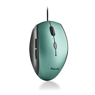 NGS WIRED ERGO SILENT MOUSE + USB TYPE C ADAPT ICE