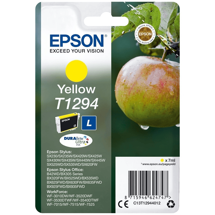 Epson Cartucho T1294 Amarillo 1