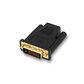 Aisens Adaptador DVI 24+1/M a HDMI A/H oro negro - Miniatura 1