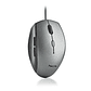 NGS WIRED ERGO SILENT MOUSE + USB TYPE C ADAP GRAY - thumbnail 1