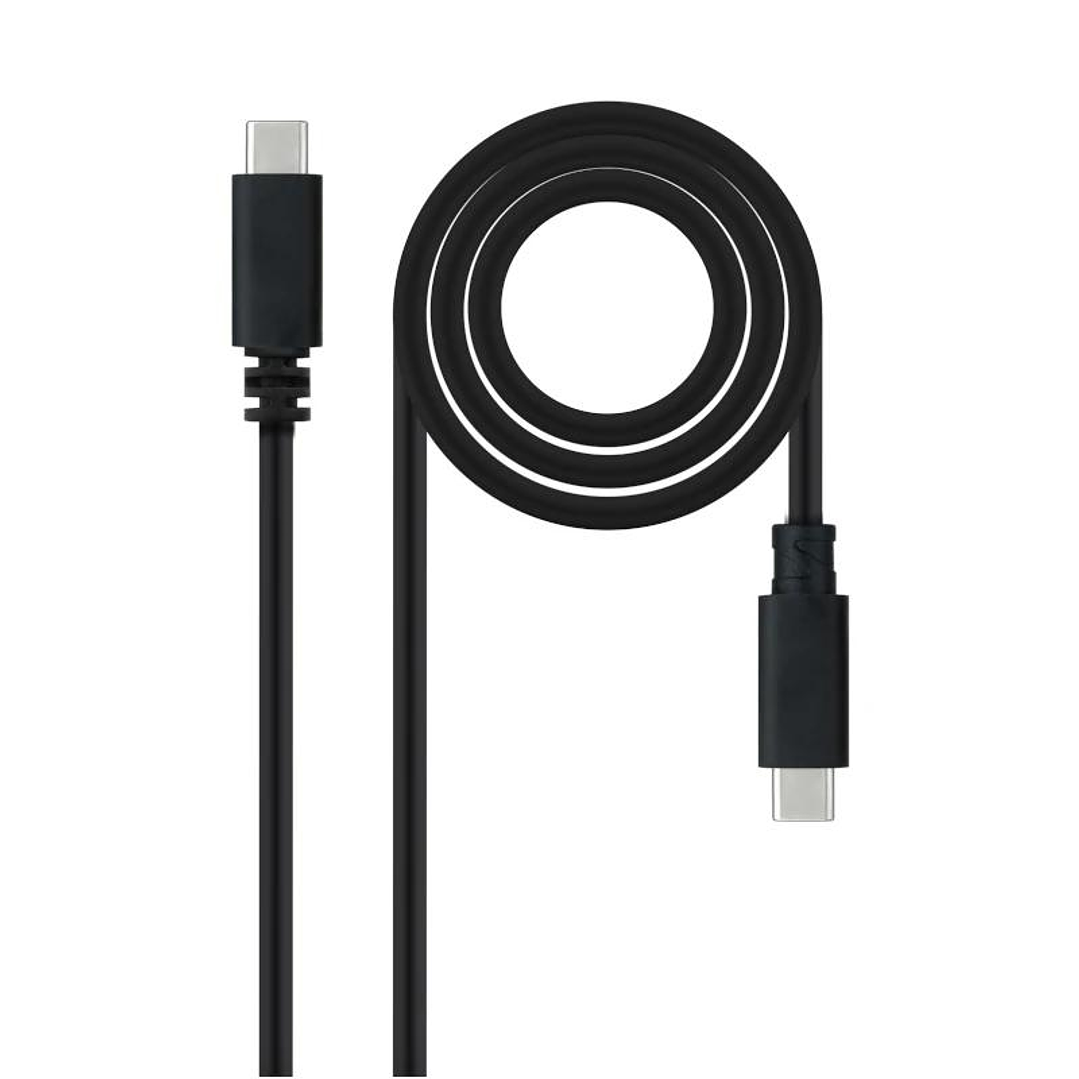 Nanocable Cable USB2.0 3A USB-C/M-USB-C/M 1.5 M 1