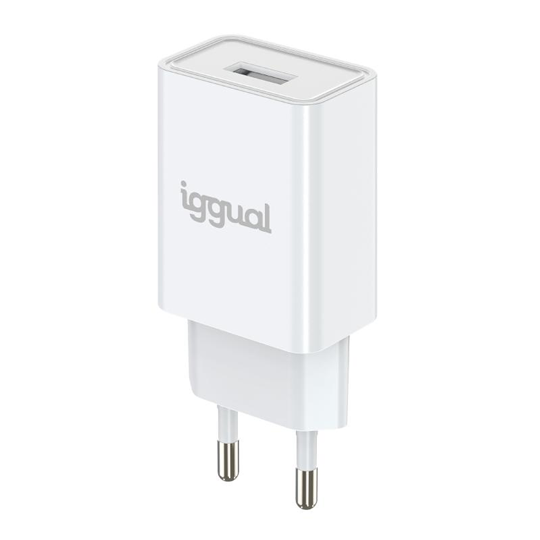 iggual Cargador de pared 1xUSB 5V/2A (10W) 3