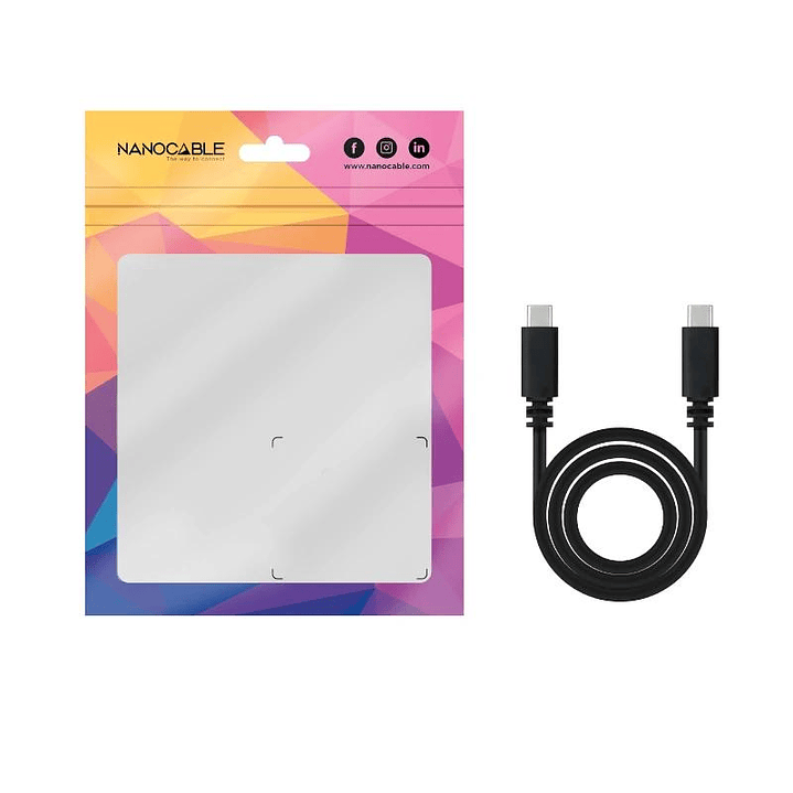 Nanocable Cable USB2.0 3A USB-C/M-USB-C/M 1.5 M 4